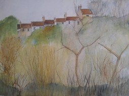 Abbey View from the Canal, Pippa Wrigley
